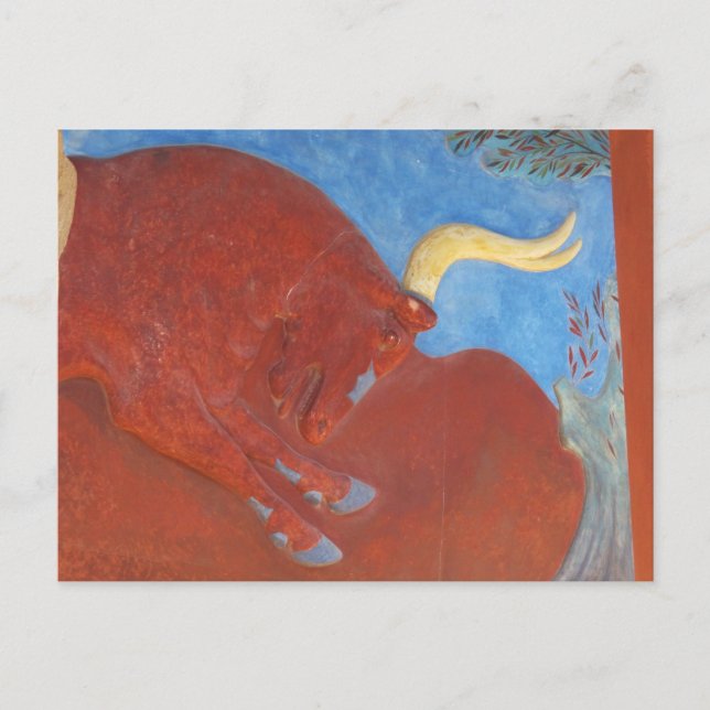 Minoan Palace of Knossos RED BULL Postkarte (Vorderseite)