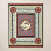 Minoan Palace Sherpa Blanket