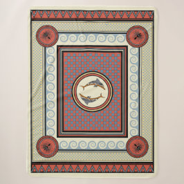 Minoan Palace Sherpa Blanket Sherpadecke