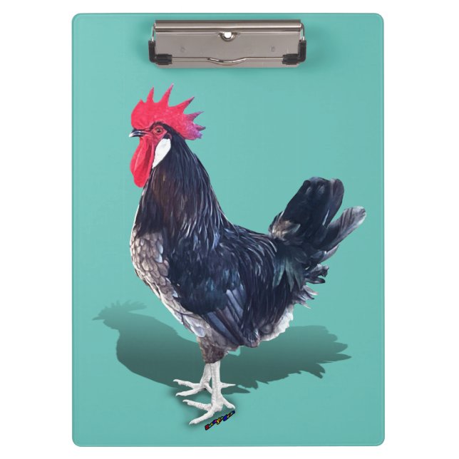 Minorca Rooster Klemmbrett (Vorderseite)