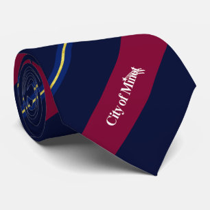 Minot (North Dakota) Stadtflagge Neck Tie Krawatte
