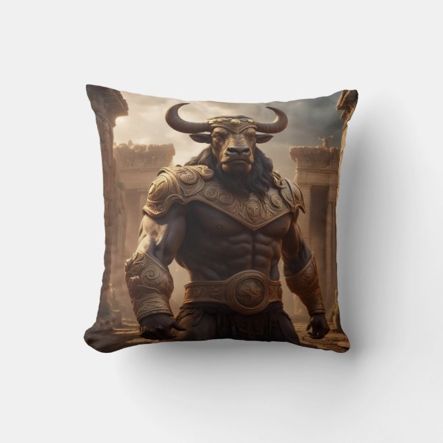 Minotaur Kissen (Vorderseite)