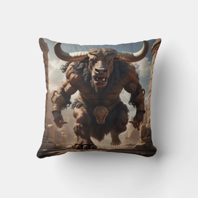 Minotaur Kissen (Rückseite)