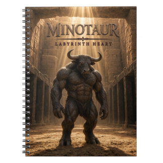 Minotaur Labyrinth Herz Dunkle Kino Notizblock