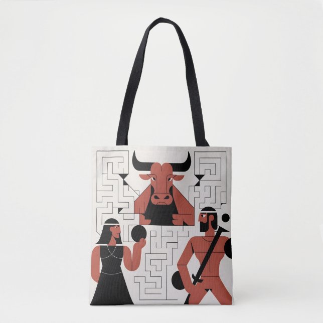 Minotaur Labyrinth Tasche (Vorderseite)