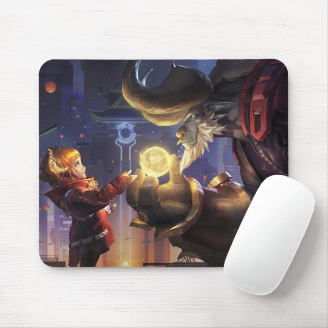 Minotaur Mousepad | Benutzerdefinierbares Mousepad (Mit Mouse)
