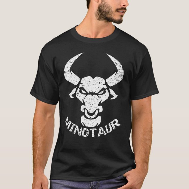 Minotaur - Mythische Kreatur - Teil Man und Teil B T-Shirt (Vorderseite)