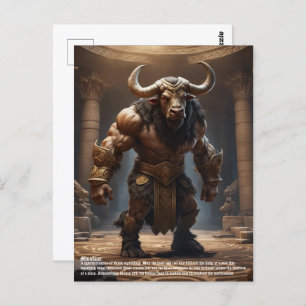 Minotaur Postkarte