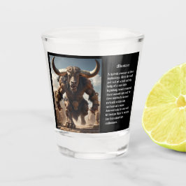 Minotaur schnapsglas