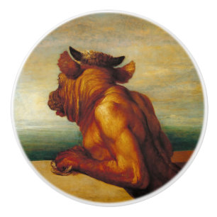 Minotaur (von George Frederic Watts) Keramikknauf