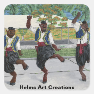 Minotaures grecques Danser Stickers Art Imaginaire