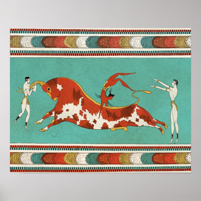 Minotauro, der Stier von Kreta, Poster (Vorne)