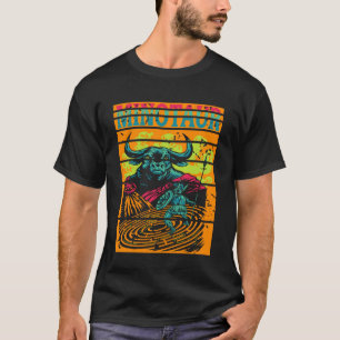 Minotaurus Labyrinth Kampf Griechischer Krieger An T-Shirt