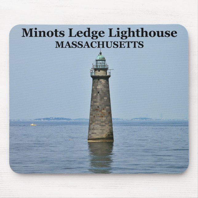 Minots Ledge Leuchtturm, Massachusetts Mousepad (Vorne)