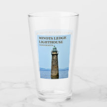 Minots Ledge Leuchtturm, Massachusetts Pint Glass