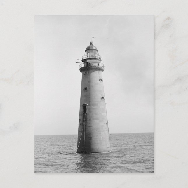 Minot's Ledge Light, 1880 Postkarte (Vorderseite)