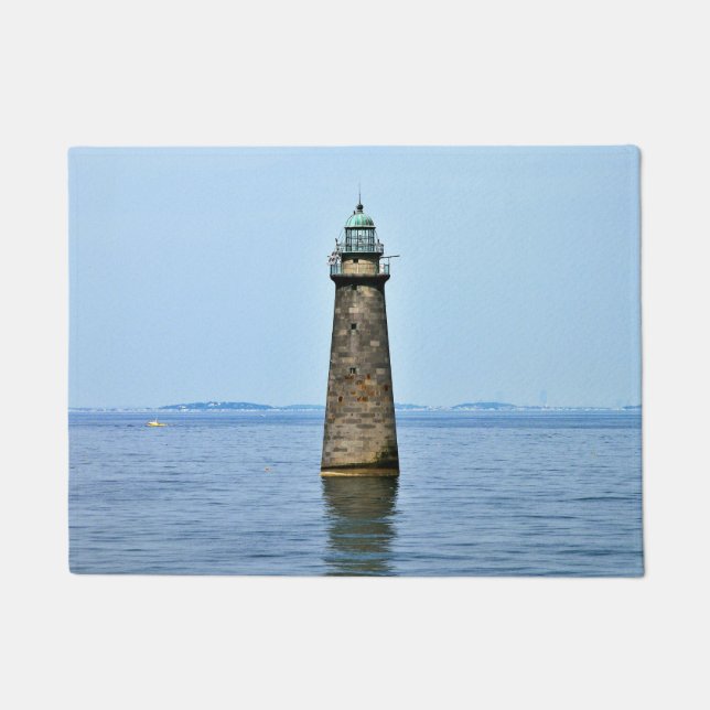 Minots Ledge Lighthouse Massachusetts Door Mat Fußmatte (Vorderseite)