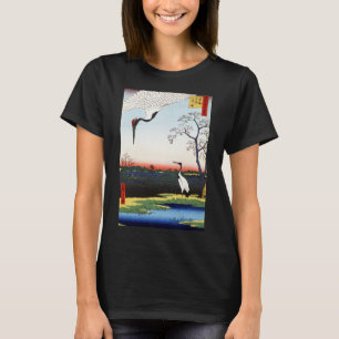 Minowa, Kanasugi, Mikawashima von Utagawa Hiroshig T-Shirt