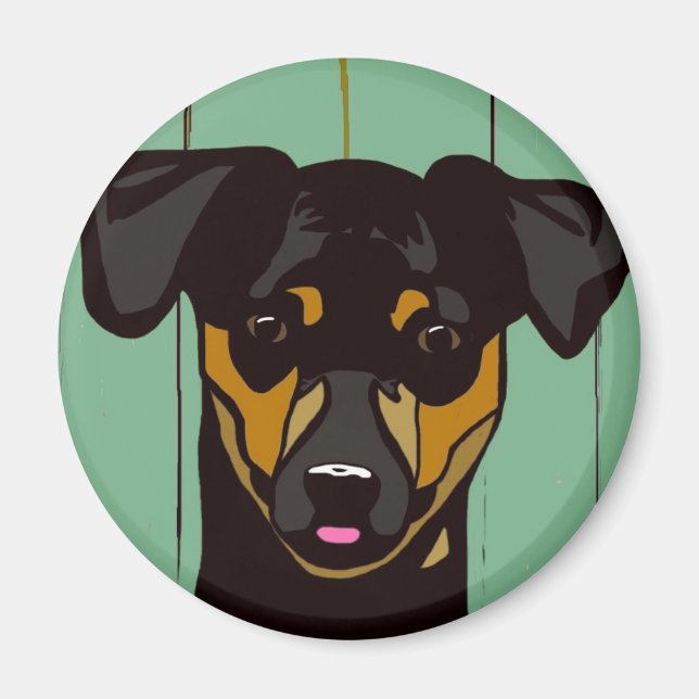 MinPin - Minature Pincher Magnet (Vorne)