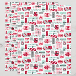 Mint and Red Christmas präsentiert Scrapbook Paper