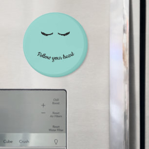 Mint Black Eyelashes Glam Magnet