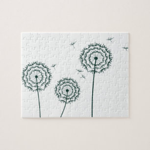 Mint Blue Dandelion in spring