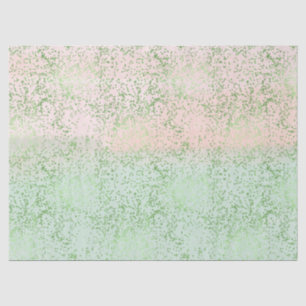 Mint Blush Pink Aquarell Confetti Punkte Seidenpapier