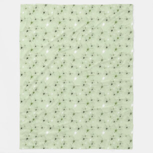 Mint Butterflies Garden Fleecedecke