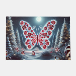 Mint Butterfly Doormat Fußmatte