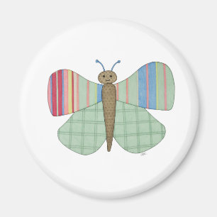 Mint Butterfly Magnet