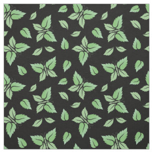 Mint Butterfly Pattern Stoff
