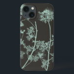 Mint & Charcoal Nature Study IV Case-Mate iPhone Hülle<br><div class="desc">Floral</div>