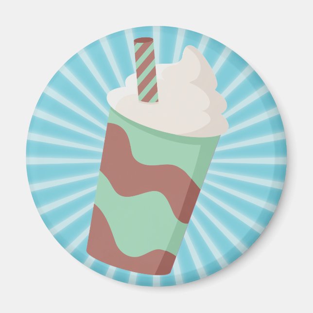 Mint Choc Milchshake Magnet (Vorne)