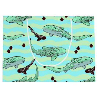 Mint Chocolate Chip Zebra Sharks Große Geschenktüte
