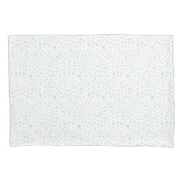 Mint Confetti Wasserfarbe Dots Pillowcase Kissenbezug