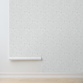 Mint Confetti Wasserfarbpunkte Tapete
