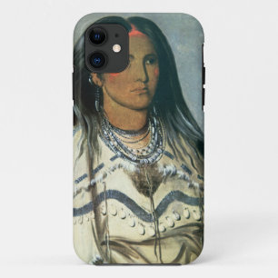 "Mint", ein Mandan indisches Mädchen, 1832 iPhone 11 Hülle