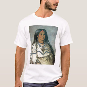 "Mint", ein Mandan indisches Mädchen, 1832 T-Shirt