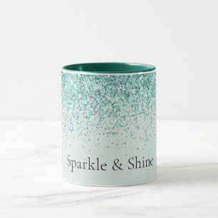 Mint Glitzer Sparkle Tasse