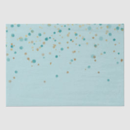 Mint Gold Glam Confetti Seidenpapier