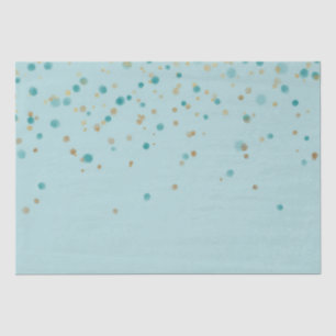 Mint Gold Glam Confetti Seidenpapier