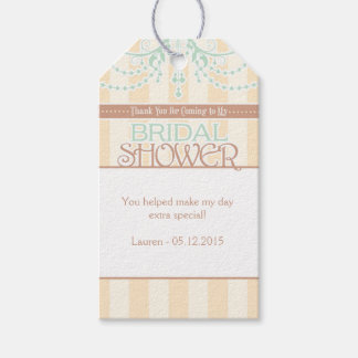 Mint Green Cream Brown Brautparty Fevor Tags Geschenkanhänger