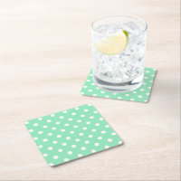 Mint Green Dotted Elegant Vintag Trendy