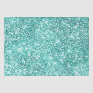 Mint Green Glitz Glitzer Seidenpapier