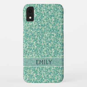 Mint Green Glitzer Case-Mate iPhone Hülle