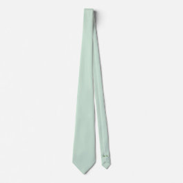 Mint Green Groom und Trauzeugen Initials Hochzeit Krawatte