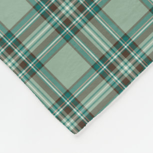 Mint Green Kariert Kelly Tartan Fleecedecke