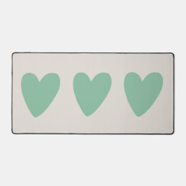 Mint Green | Liebe Schreibtischunterlage