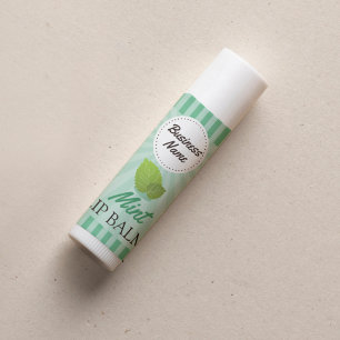 Mint Green - Lip Balm Label - 1,25" Square Quadratischer Aufkleber