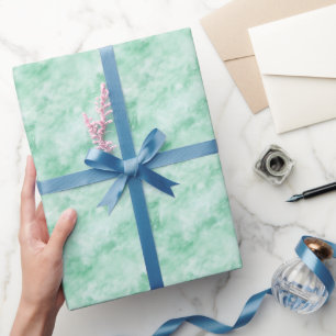 Mint Green Marmor Geschenkpapier
